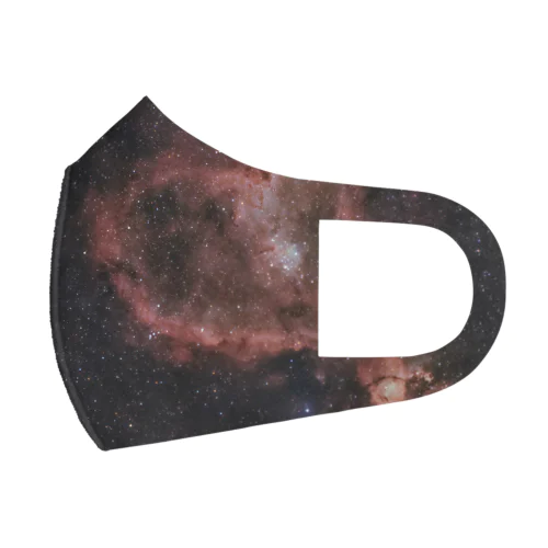 ハート星雲 フルグラフィックマスク