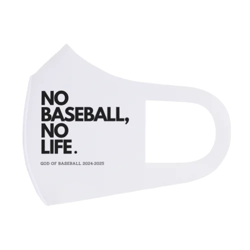 NO BASEBALL , NO LIFE . ～ 野球の神様 ～ フルグラフィックマスク