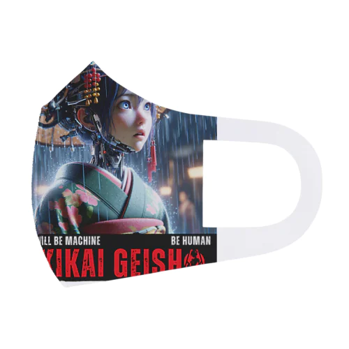 Cyber Punk Geisha フルグラフィックマスク