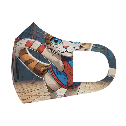 新体操する猫 フルグラフィックマスク