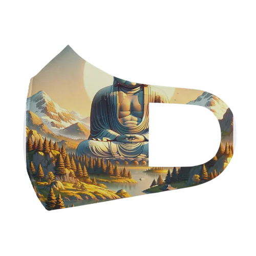 Majestic Serenity: Dawn of Enlightenment Face Mask