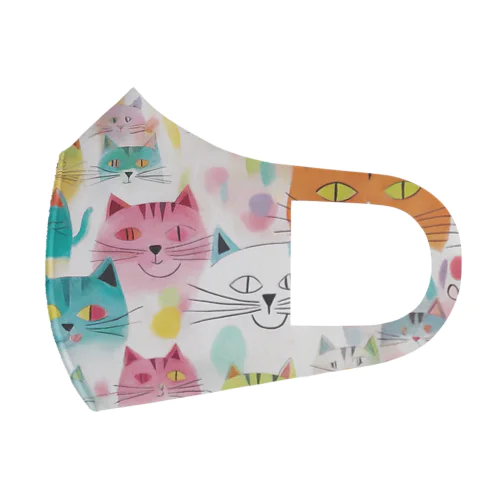 beloved cats 002 Face Mask