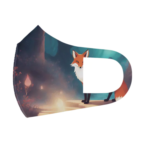 仄暗い森の狐 フルグラフィックマスク