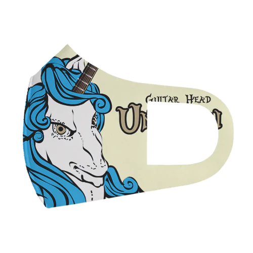Guitar Head Unicorn フルグラフィックマスク