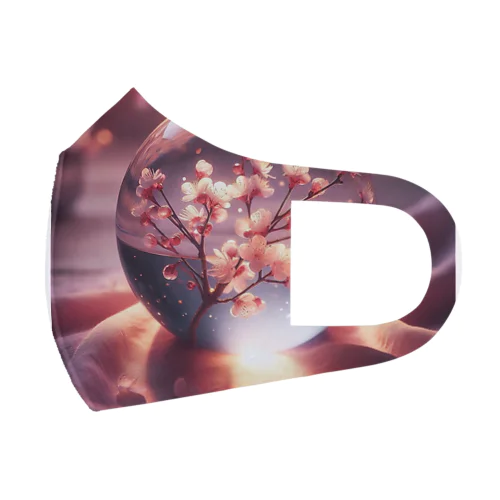桜水晶 フルグラフィックマスク