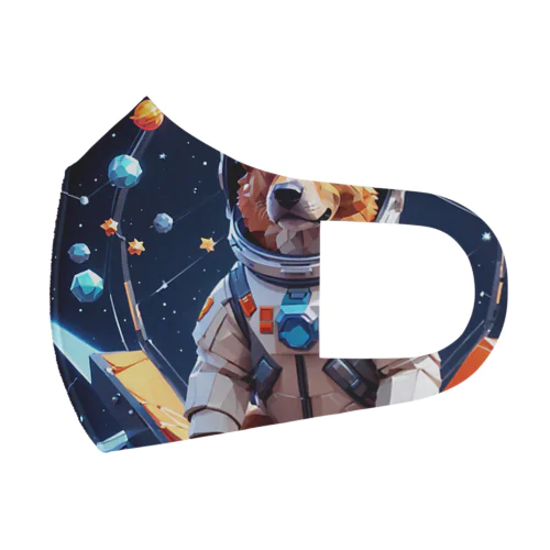 宇宙犬 フルグラフィックマスク