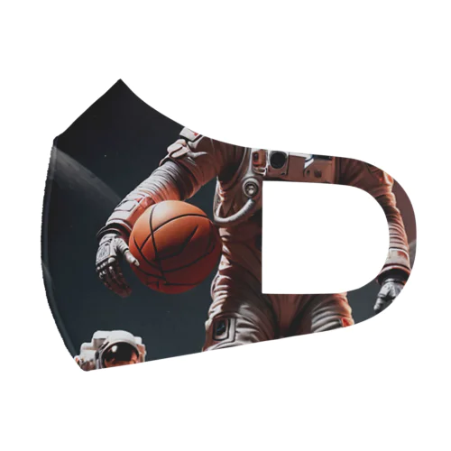 バスケ宇宙時代 フルグラフィックマスク