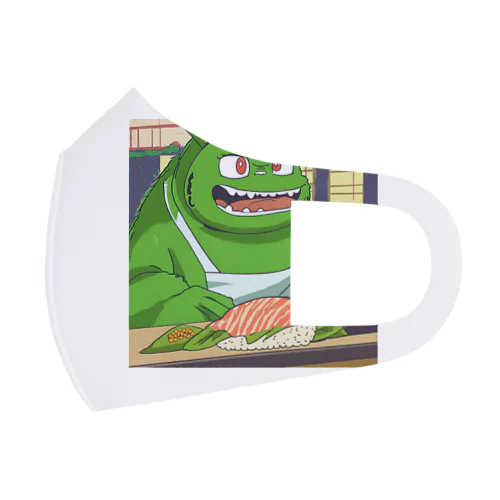 寿司職人を目指す緑の妖怪 フルグラフィックマスク