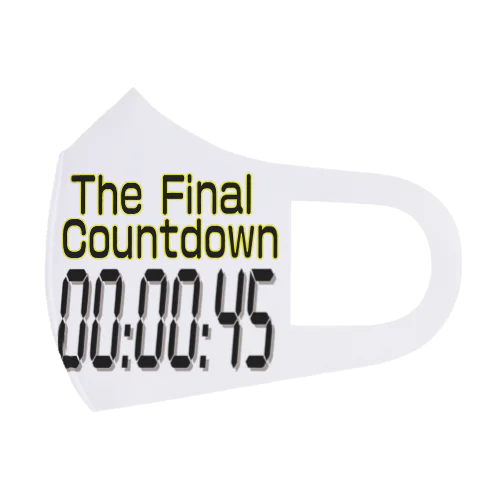 The Final  Countdown フルグラフィックマスク