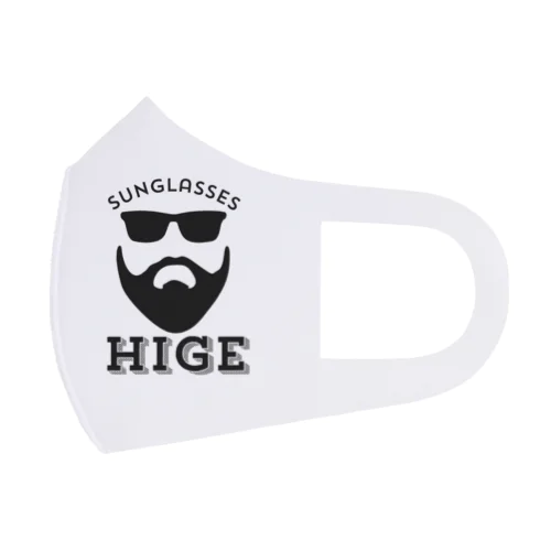 【HIGE】黒ロゴ Face Mask