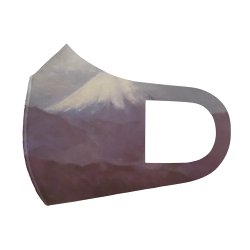 富士山を仰ぐ❗️ フルグラフィックマスク