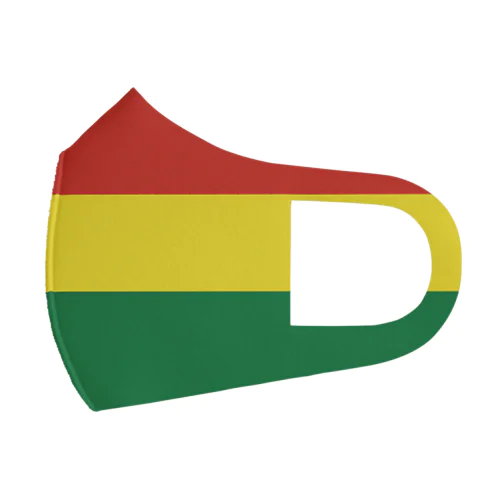 ボリビアの国旗 フルグラフィックマスク