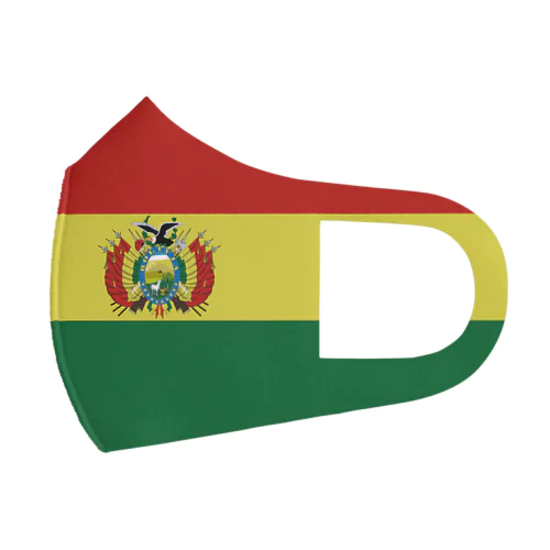 ボリビアの国旗 フルグラフィックマスク