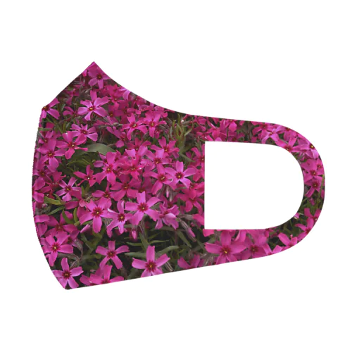 芝桜の絨毯 フルグラフィックマスク
