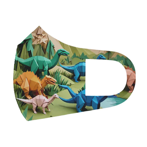 折り紙でザウルス フルグラフィックマスク