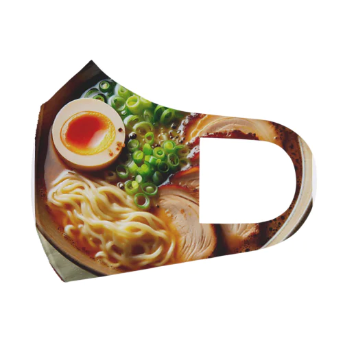 集え。ラーメン好きによるラーメングッズ Face Mask