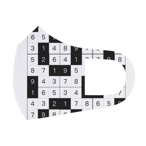 Peace Sudoku Face Mask