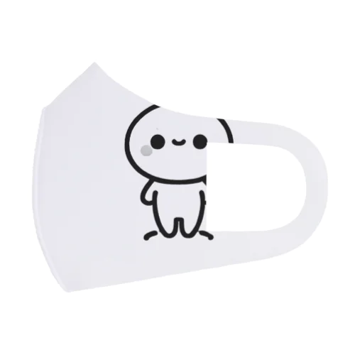 しろとくろのゆるキャラ Face Mask