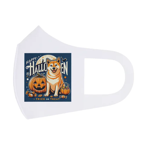 DOG x HALLOWEEN 03🟦(濃色用) Face Mask