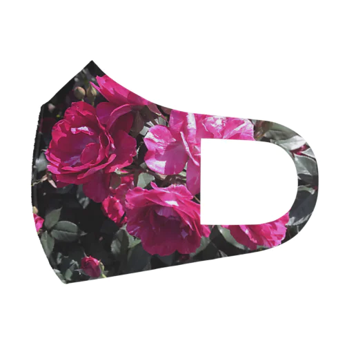 赤い薔薇 Face Mask