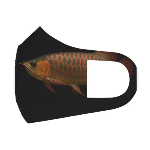 俺のアジアアロワナ Face Mask