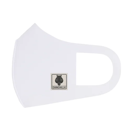 チンチラバックロゴ Face Mask