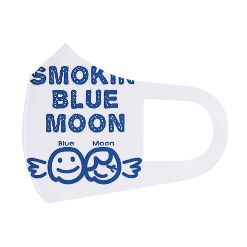 Smokin' Bluemoonロゴ 풀 그래픽 마스크