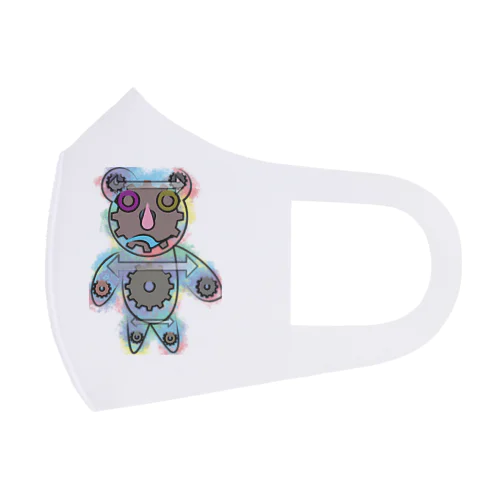 クマの歯車 フルグラフィックマスク