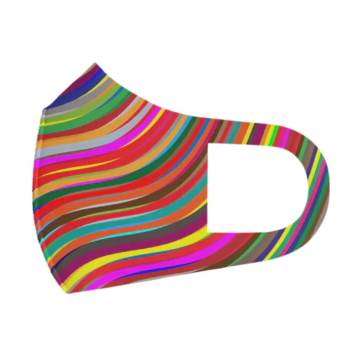 Rainbow-Stripe  フルグラフィックマスク