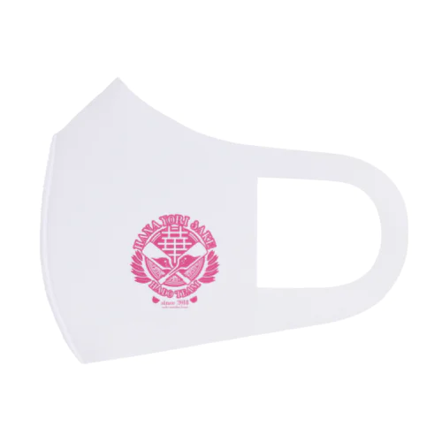 華酒白地ロゴ Face Mask