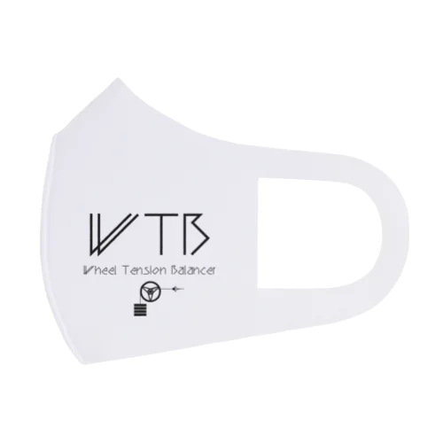 WTBのロゴ風 フルグラフィックマスク