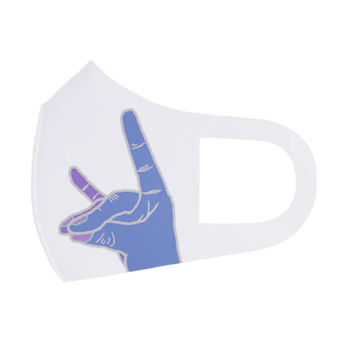 右手コン！ Face Mask