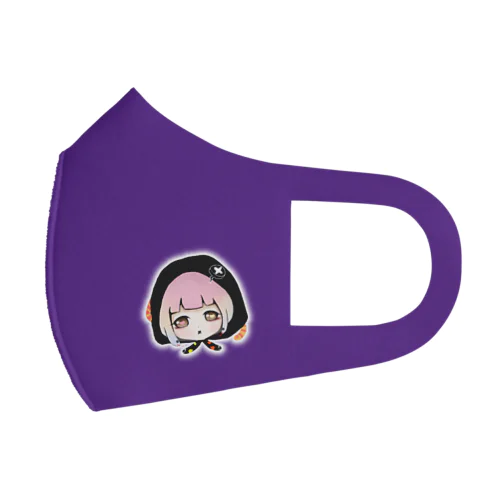 黒蜜みつこのマスク(紫) フルグラフィックマスク