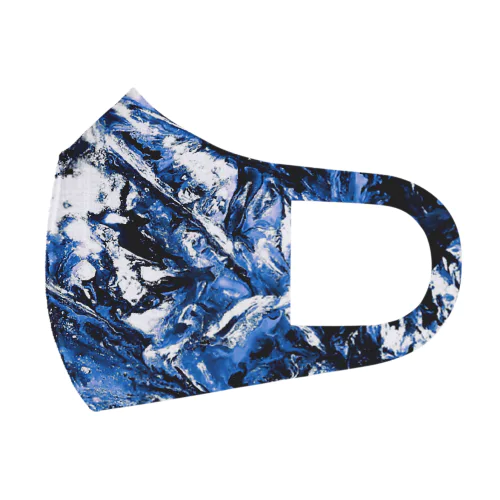 paint_01_xx(blue) Face Mask