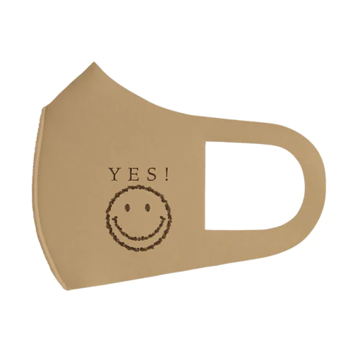 Yes! コーヒースマイル Face Mask