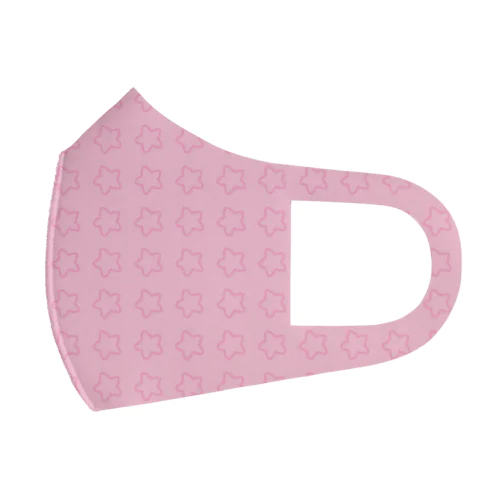 ホシ　ピンク フルグラフィックマスク
