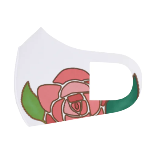 赤い薔薇WWW フルグラフィックマスク