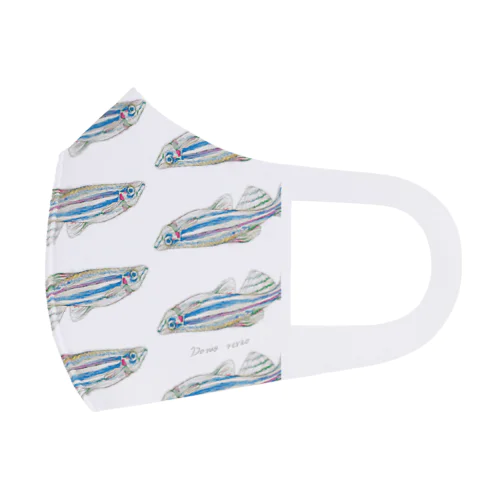 striped fish フルグラフィックマスク