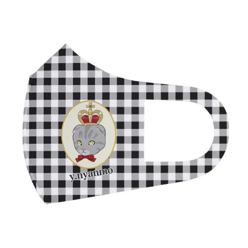 ギンガムチェック　スコグレートラ　マスク フルグラフィックマスク