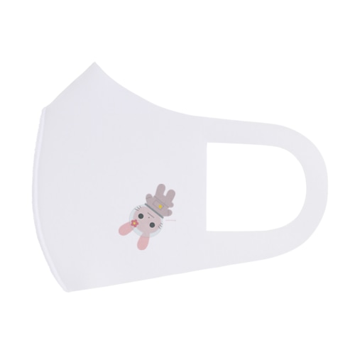 宇宙かわいいうさぎ Face Mask