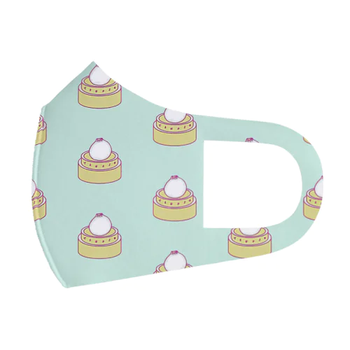 ライトグリーンパオズマスク Face Mask
