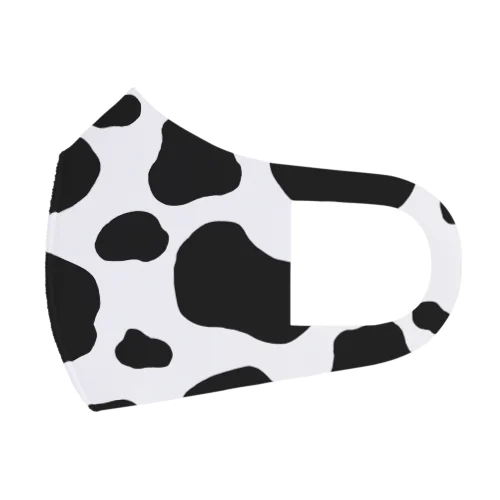 牛柄 フルグラフィックマスク