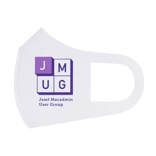 JMUGロゴ フルグラフィックマスク