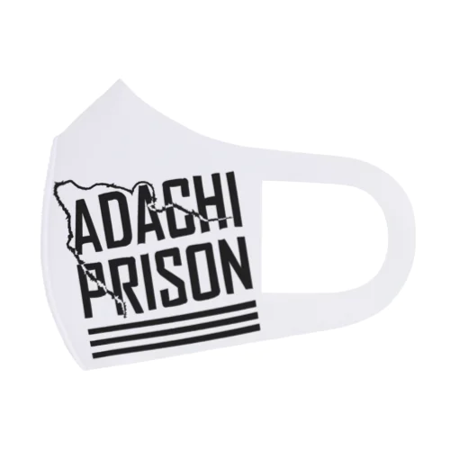 ADACHI PRISON MASK LAERGE LOGO Face Mask