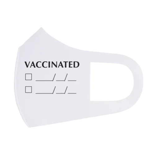 ワクチン接種確認 Vaccinated check Face Mask