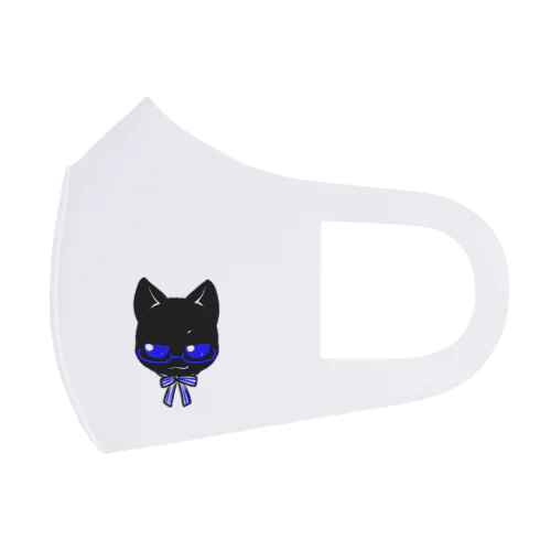 ふふん黒猫 Face Mask