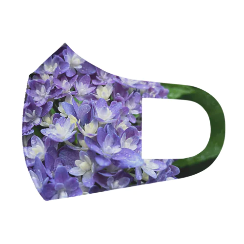 紫陽花 フルグラフィックマスク