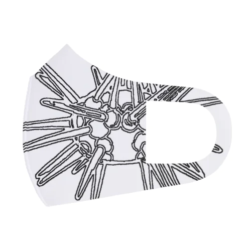 イガイガ　ウニ-2 フルグラフィックマスク