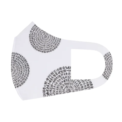 ドット般若心経 Face Mask