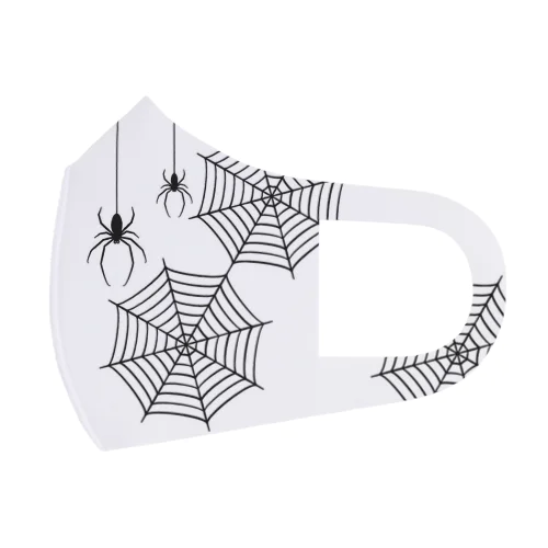 お洒落な蜘蛛と蜘蛛の巣 Face Mask